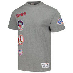 St. Louis Cardinals Cooperstown Collection City Collection T-Shirt Heather Gray | Mitchell & Ness