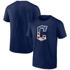 Cleveland Guardians Banner Wave Team T-Shirt Navy