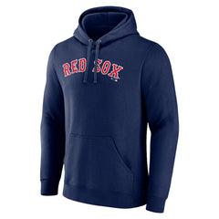 Boston Red Sox Official Wordmark Fitted Pullover Hoodie Navy