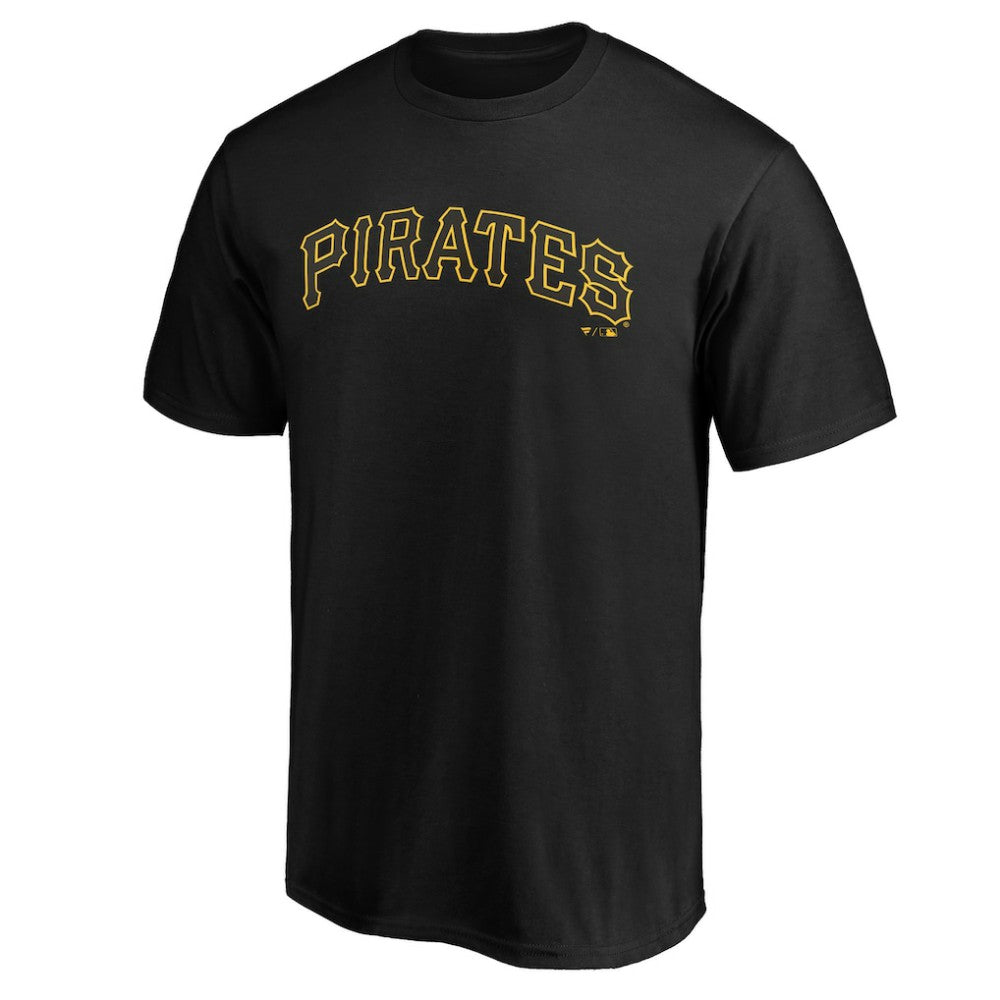 Pittsburgh Pirates Official Wordmark Team T-Shirt Black