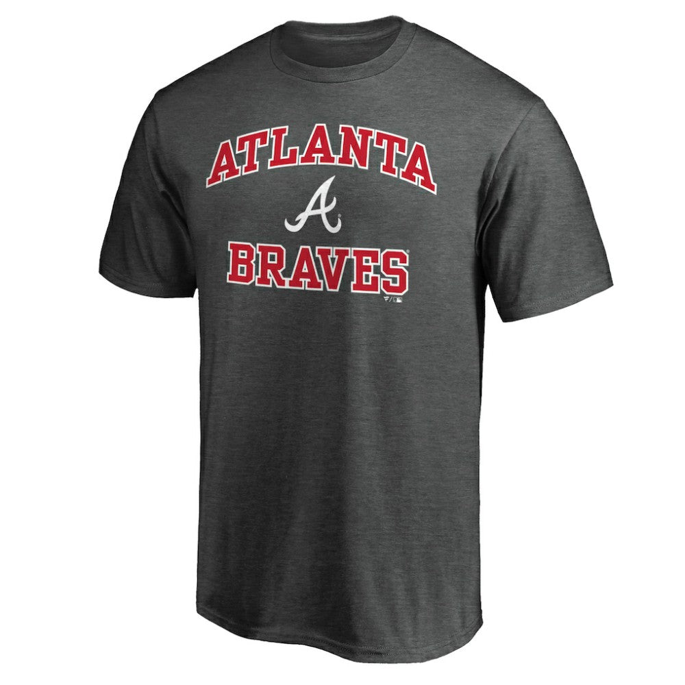Atlanta Braves Heart & Soul T-Shirt Charcoal