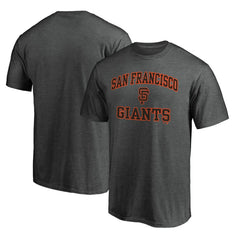 San Francisco Giants Heart & Soul Team Logo T-Shirt Charcoal