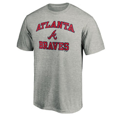 Atlanta Braves Heart & Soul T-Shirt Heather Gray