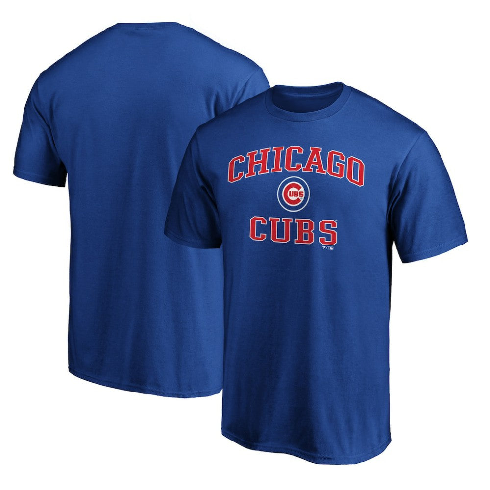 Chicago Cubs Heart & Soul Team Logo T-Shirt Royal