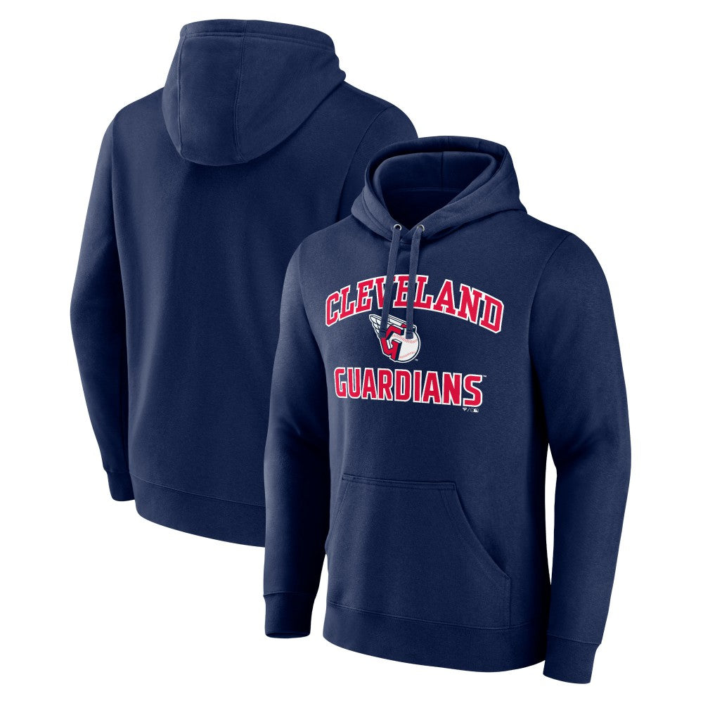 Cleveland Guardians Heart & Soul Pullover Hoodie Navy