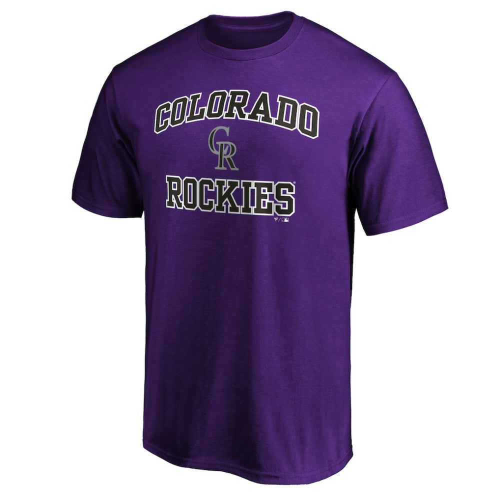 Colorado Rockies Heart & Soul T-Shirt Purple