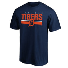 Detroit Tigers End Game Team Wordmark T-Shirt Navy