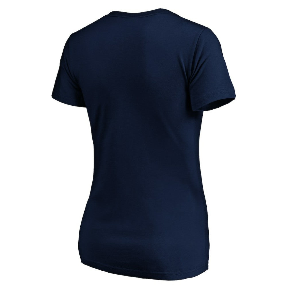 Seattle Mariners Women's Core Live For It V-Neck T-Shirt Navy