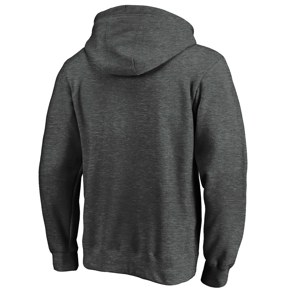 Los Angeles Dodgers Team Lock Up Wordmark Pullover Hoodie Charcoal