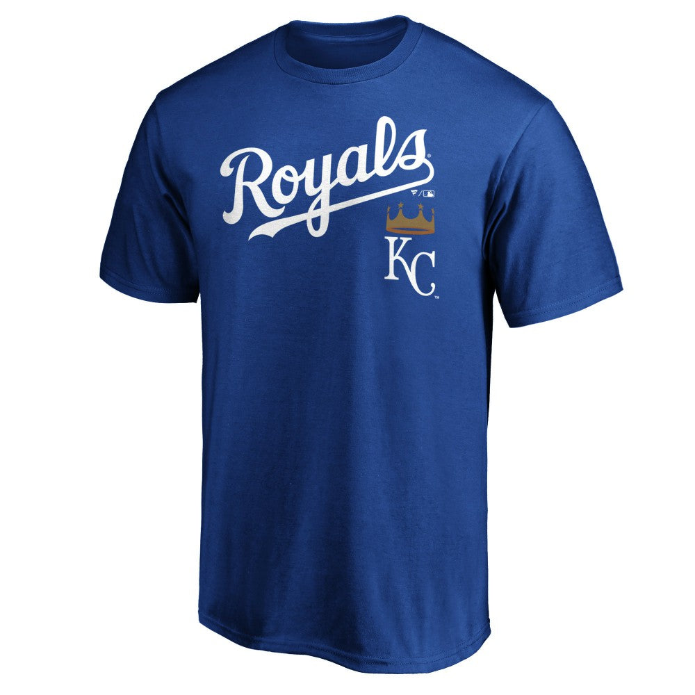 Kansas City Royals Team Lock Up Wordmark T-Shirt Royal