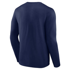 Cleveland Guardians Team Lock Up Long Sleeve T-Shirt Navy