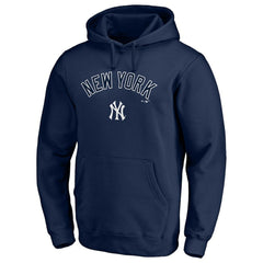 New York Yankees Team Lock Up Wordmark Pullover Hoodie Navy