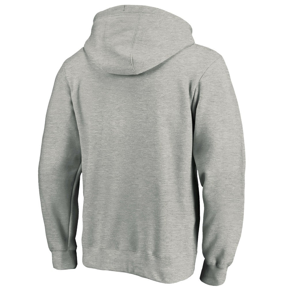 Los Angeles Dodgers Team Lock Up Wordmark Pullover Hoodie Gray