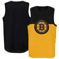Boston Bruins Youth Revitalize Tank Top Gold/Black