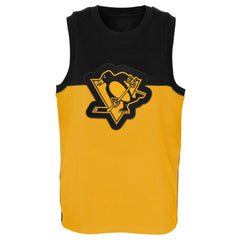 Pittsburgh Penguins Youth Revitalize Tank Top Gold/Black