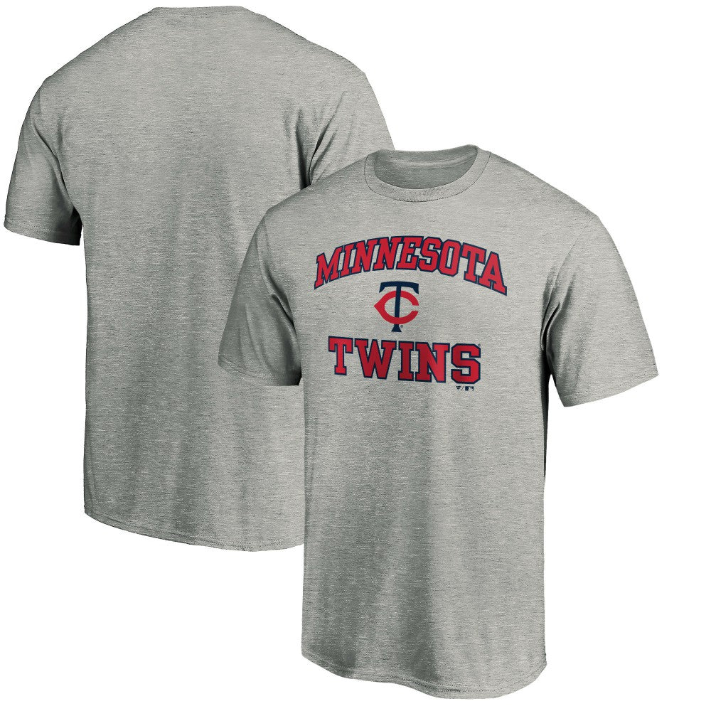Minnesota Twins Heart & Soul T-Shirt Heather Gray