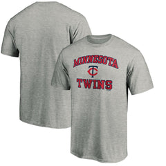 Minnesota Twins Heart & Soul T-Shirt Heather Gray