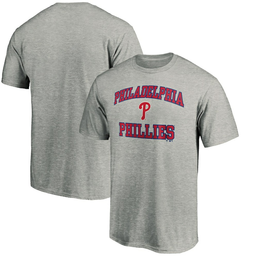 Philadelphia Phillies Heart & Soul T-Shirt Heather Gray
