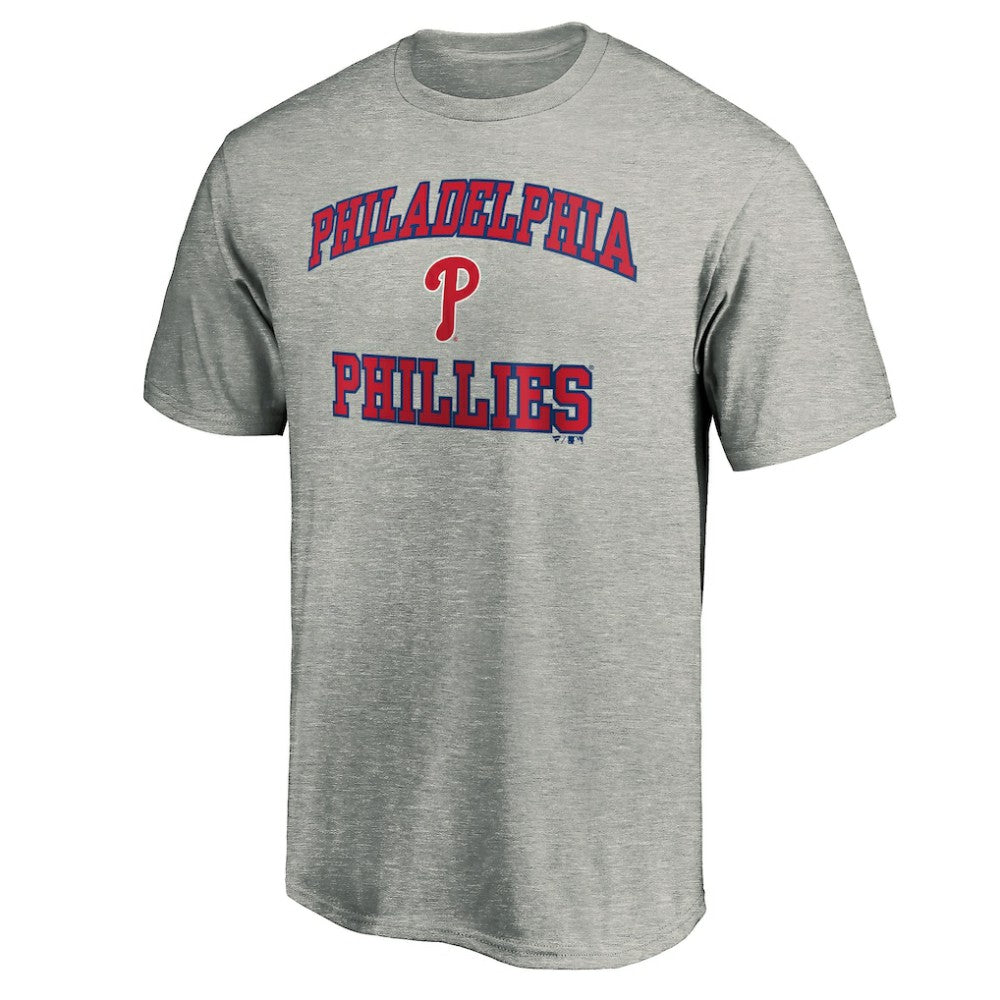 Philadelphia Phillies Heart & Soul T-Shirt Heather Gray