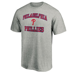 Philadelphia Phillies Heart & Soul T-Shirt Heather Gray