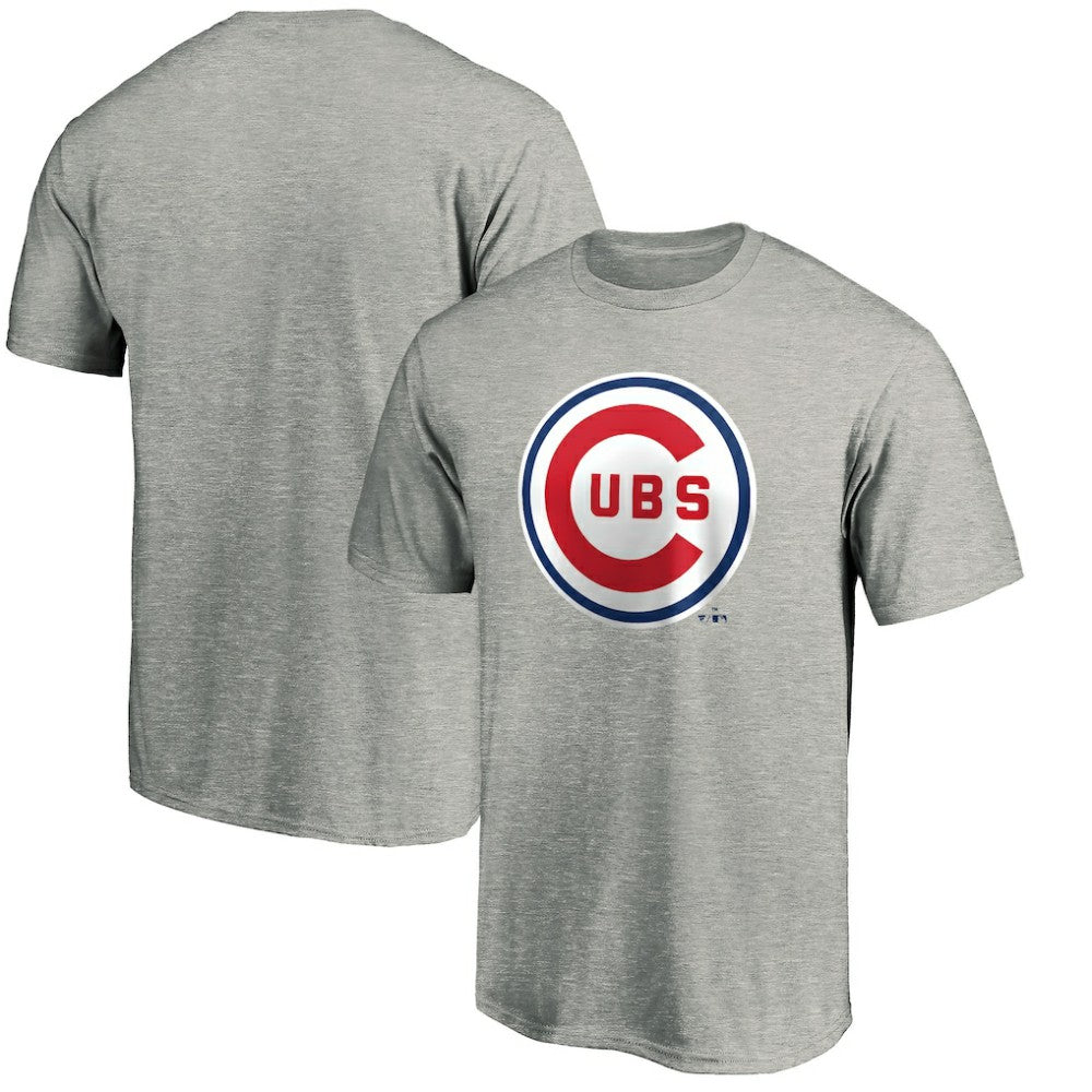 Chicago Cubs Cooperstown Collection Forbes T-Shirt Heather Gray