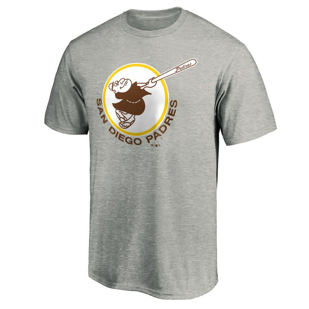 San Diego Padres Cooperstown Collection Forbes T-Shirt Heather Gray