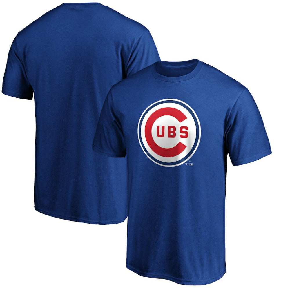 Chicago Cubs Cooperstown Collection Forbes Team Logo T-Shirt Royal