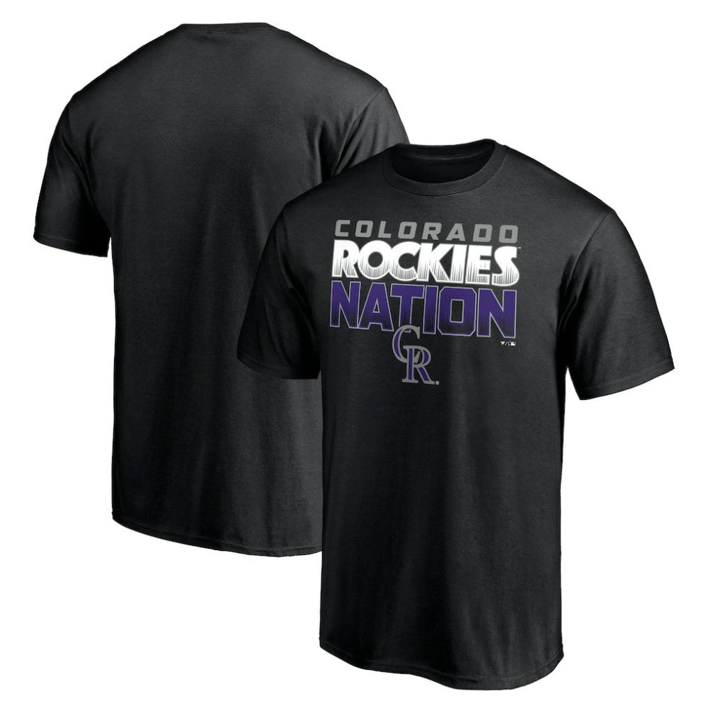 Colorado Rockies Rockies Nation T-Shirt Black