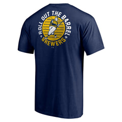 Milwaukee Brewers Roll Out the Barrel T-Shirt Navy