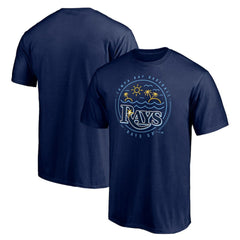 Tampa Bay Rays Sunshine Rays Up T-Shirt Navy