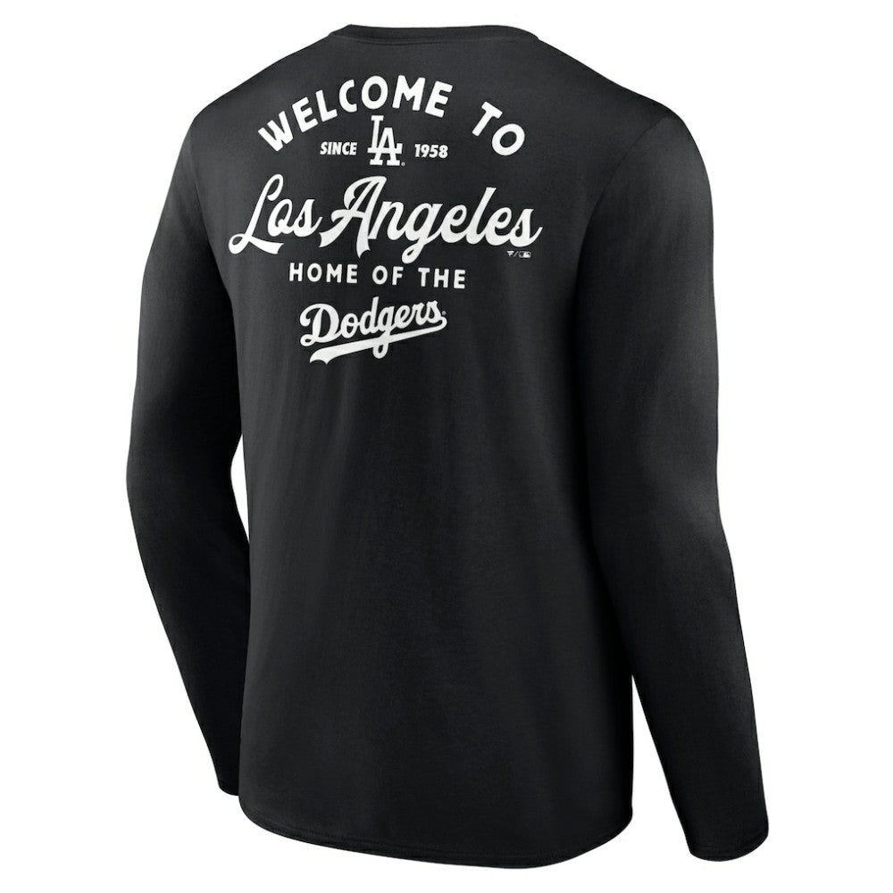 Los Angeles Dodgers Long Ball Long Sleeve T-Shirt Black