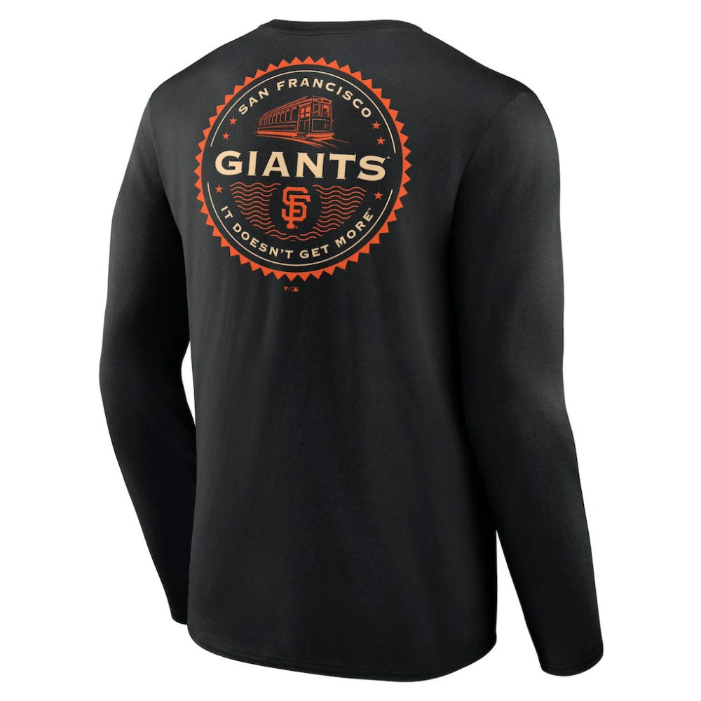 San Francisco Giants SF Seal Long Sleeve T-Shirt Black