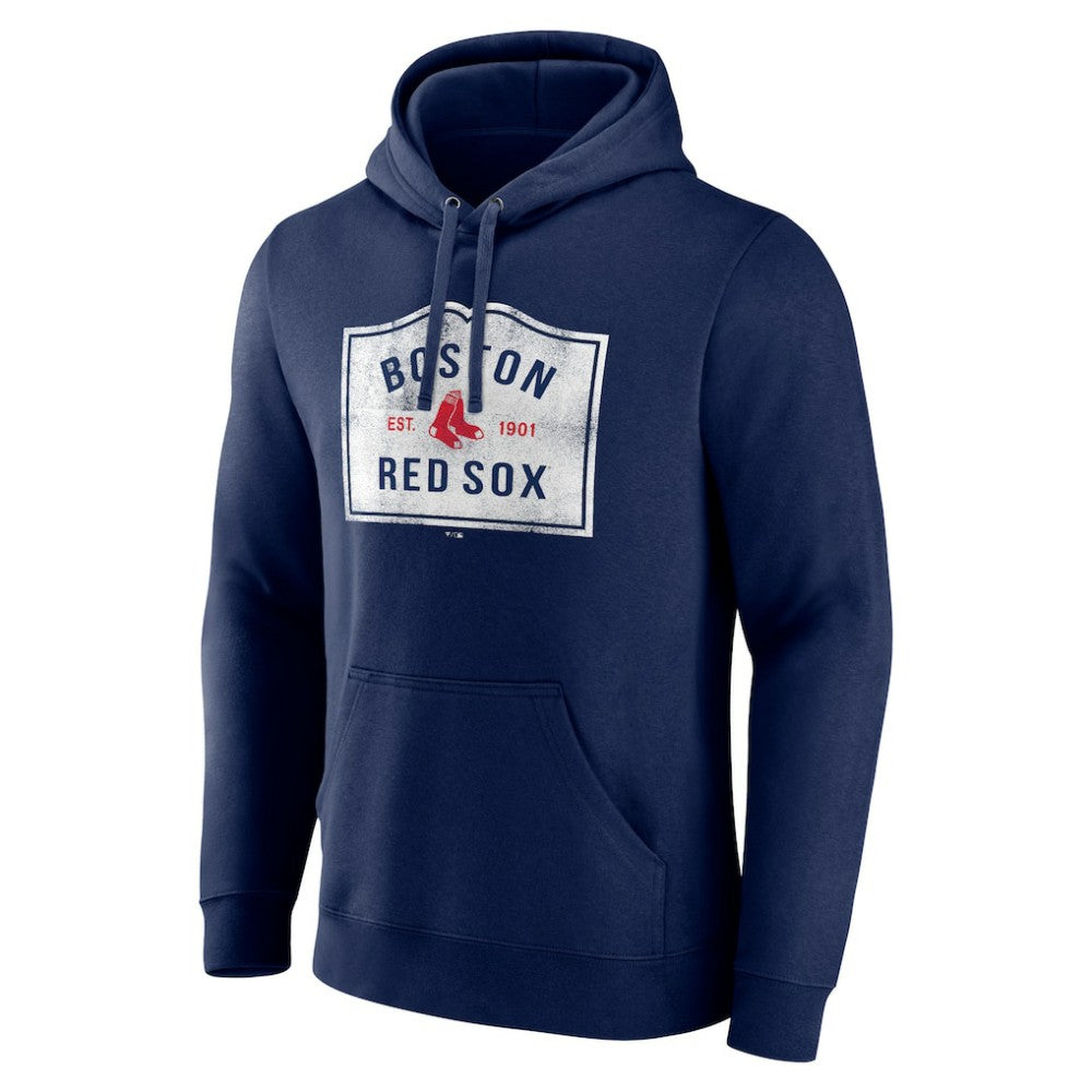Boston Red Sox Welcome Sign Pullover Hoodie Navy