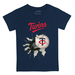 Minnesota Twins Tiny Turnip Youth Baseball Tear T-Shirt Navy