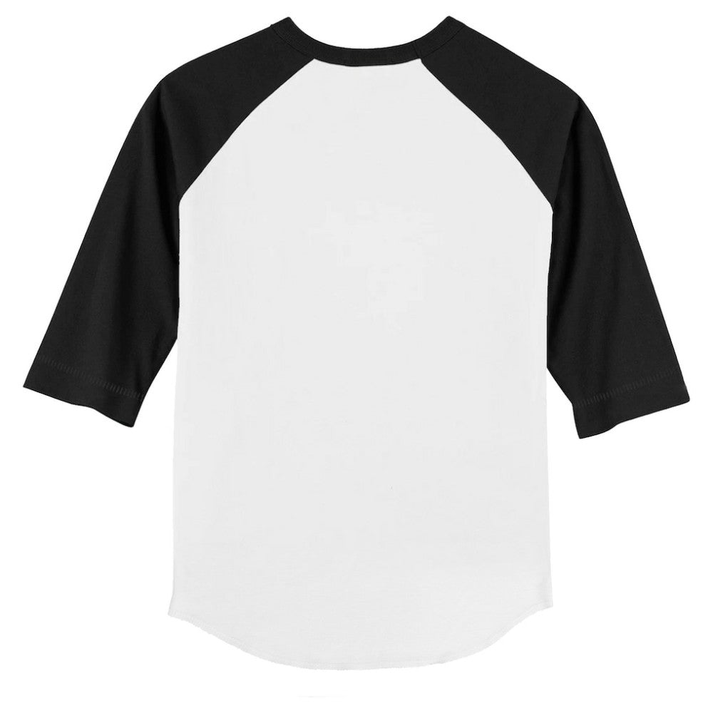 Pittsburgh Pirates Tiny Turnip Youth Baseball Tear 3/4-Sleeve Raglan T-Shirt White/Black
