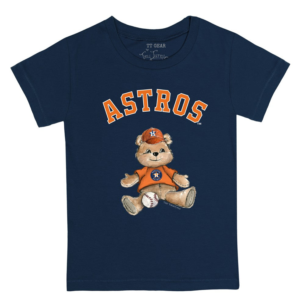 Houston Astros Tiny Turnip Youth Teddy Boy T-Shirt Navy