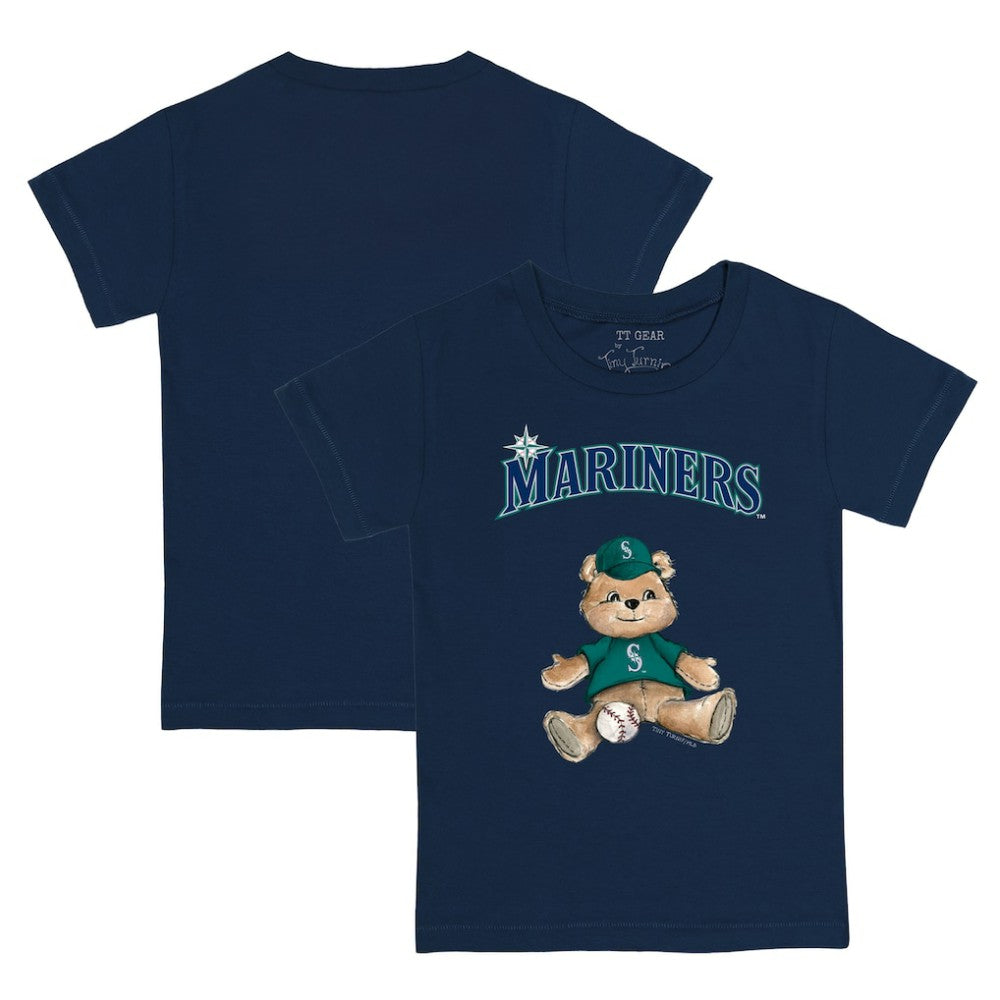 Seattle Mariners Tiny Turnip Youth Teddy Boy T-Shirt Navy