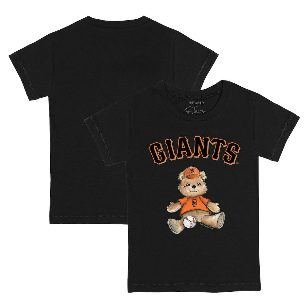 San Francisco Giants Tiny Turnip Youth Teddy Boy T-Shirt Black
