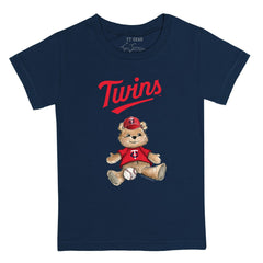 Minnesota Twins Tiny Turnip Youth Teddy Boy T-Shirt Navy