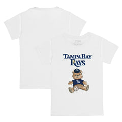 Tampa Bay Rays Tiny Turnip Youth Teddy Boy T-Shirt White