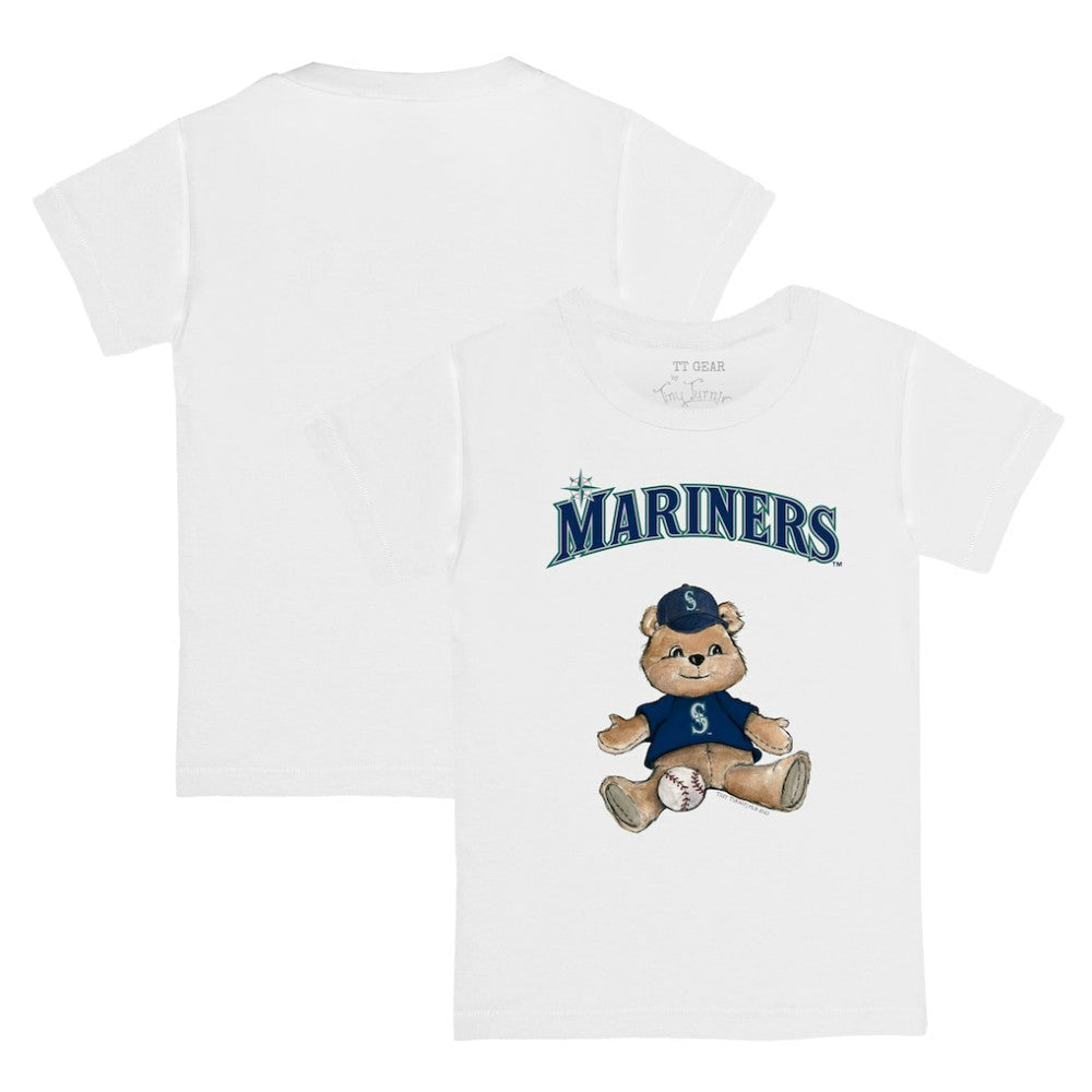 Seattle Mariners Tiny Turnip Youth Teddy Boy T-Shirt White