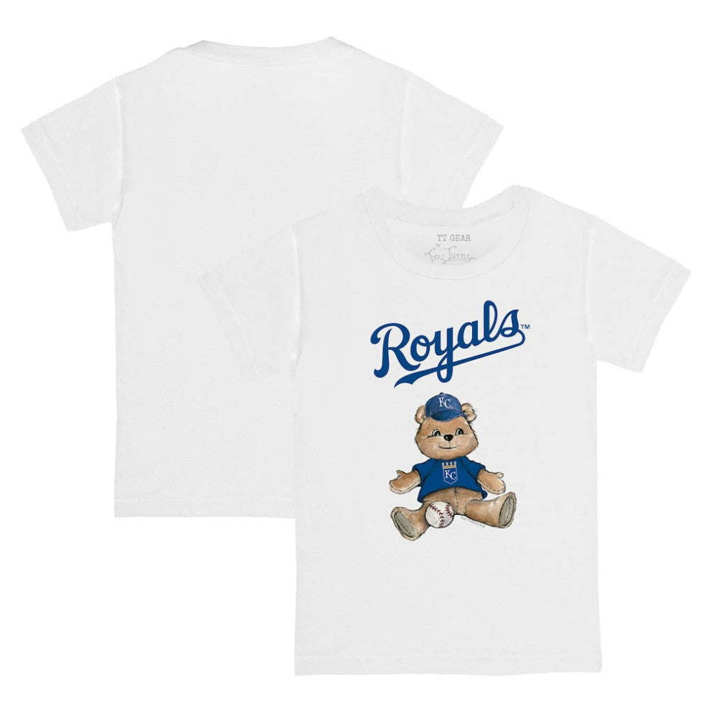 Kansas City Royals Tiny Turnip Youth Teddy Boy T-Shirt White