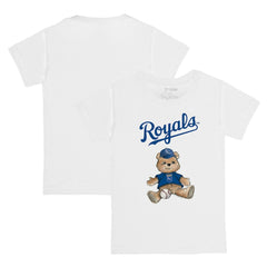 Kansas City Royals Tiny Turnip Youth Teddy Boy T-Shirt White