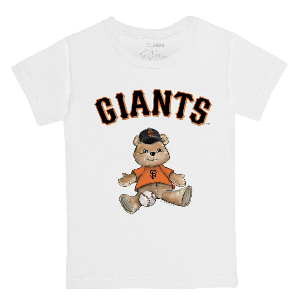 San Francisco Giants Tiny Turnip Youth Teddy Boy T-Shirt White