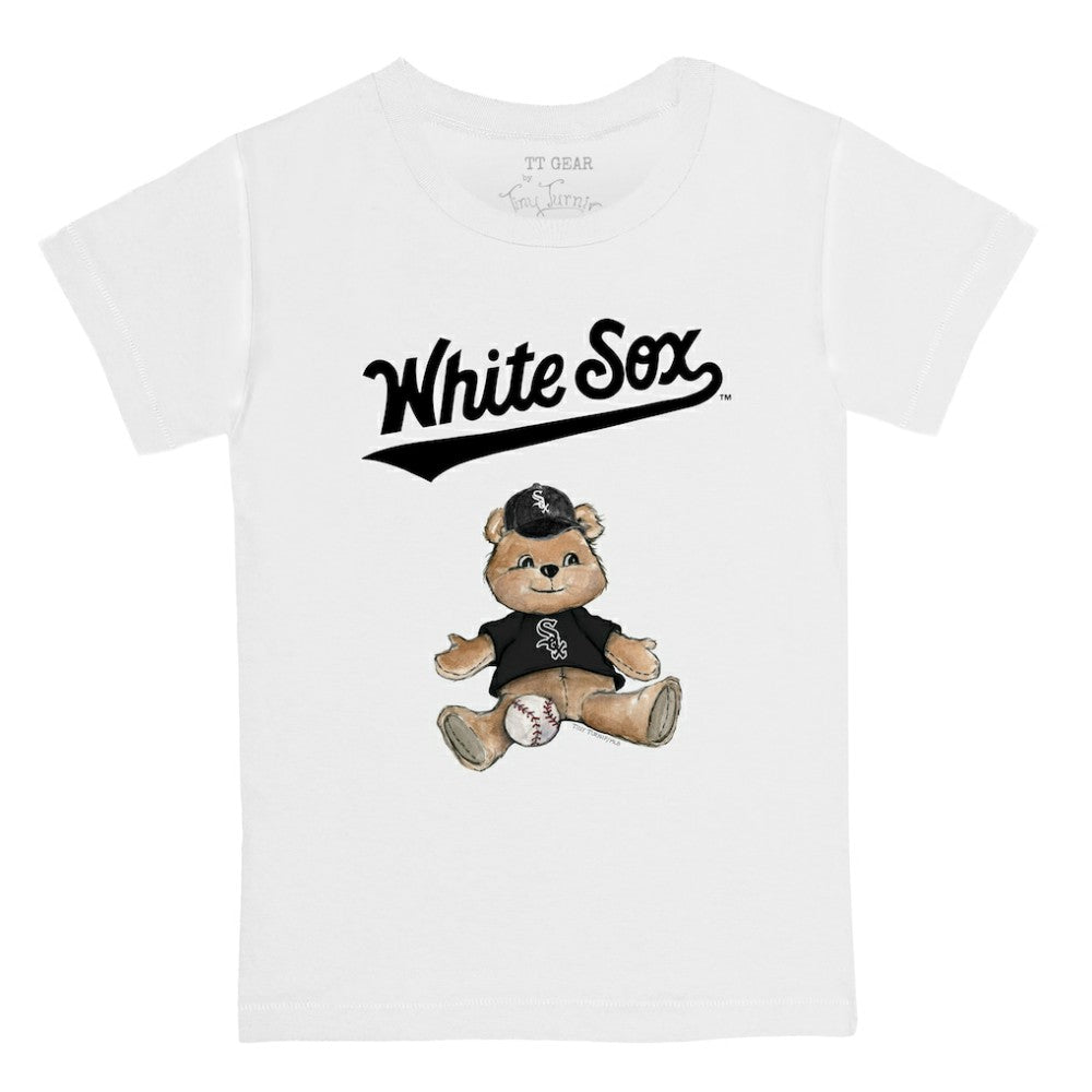 Chicago White Sox Tiny Turnip Youth Teddy Boy T-Shirt White