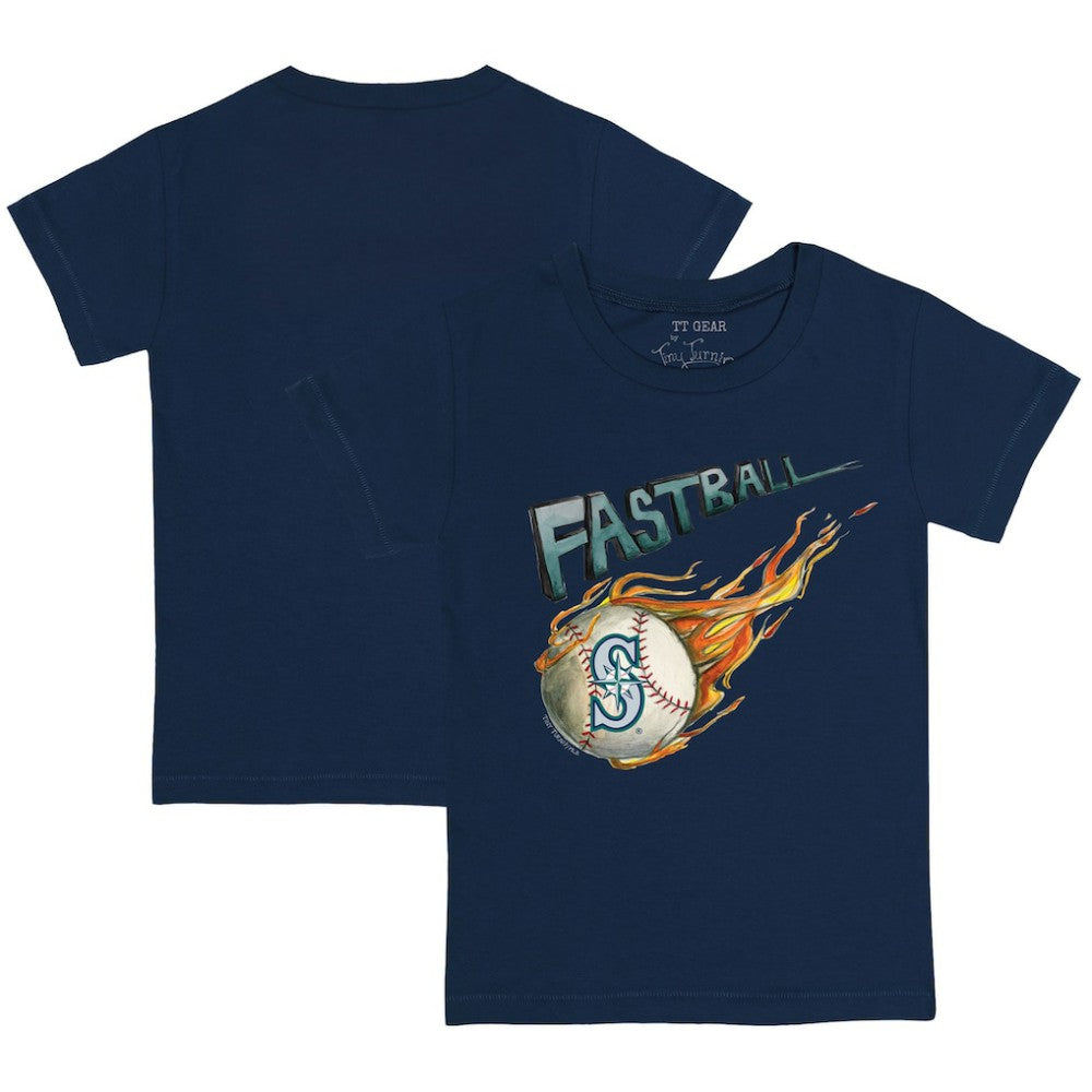 Seattle Mariners Tiny Turnip Youth Fastball T-Shirt Navy