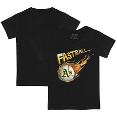 Athletics Tiny Turnip Youth Fastball T-Shirt Black