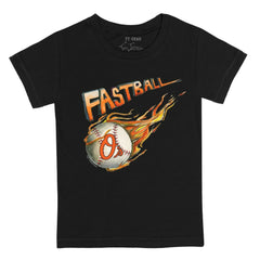 Baltimore Orioles Tiny Turnip Youth Fastball T-Shirt Black
