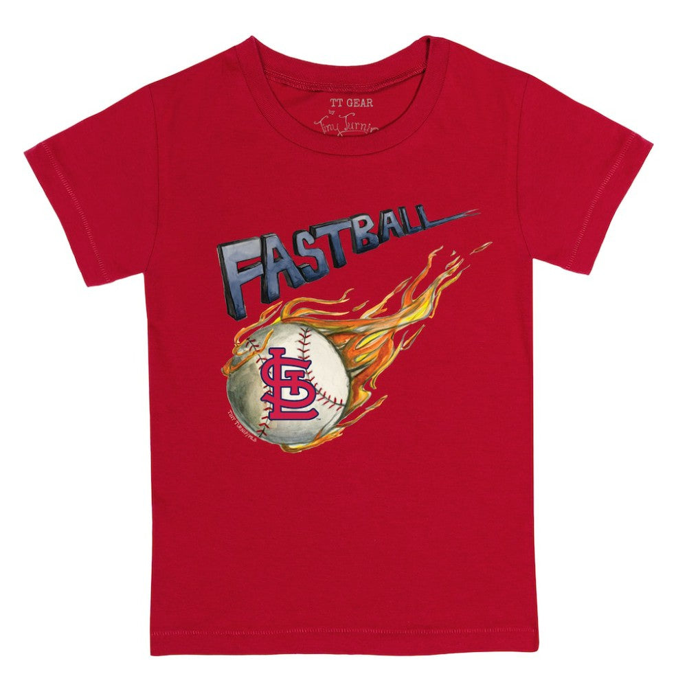 St. Louis Cardinals Tiny Turnip Youth Fastball T-Shirt Red