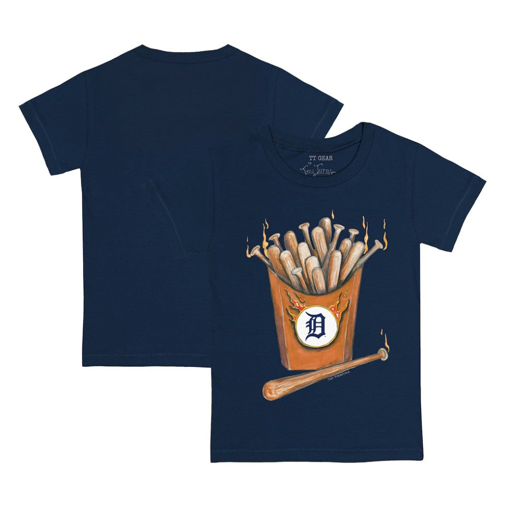 Detroit Tigers Tiny Turnip Youth Hot Bats T-Shirt Navy